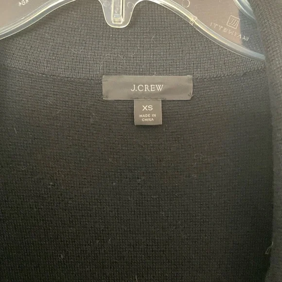 J Crew black cardigan coat - Picture 2 of 5